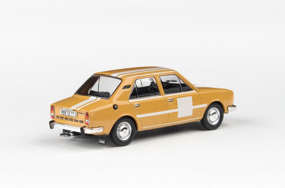 Abrex Škoda 105L (1977) Zlatohnědá Narozeninová Užovka 1:43