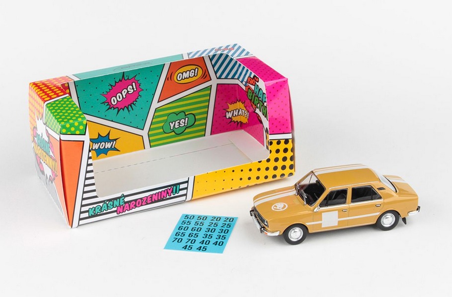 Abrex Škoda 105L (1977) Zlatohnědá Narozeninová Užovka 1:43