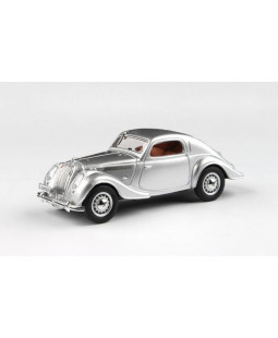 Abrex Škoda Popular Sport Monte Carlo (1937) Stříbrná Metalíza 1:43