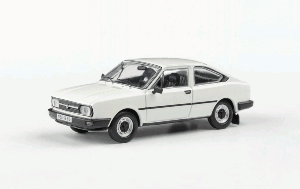 Abrex Škoda Garde (1982) Bílá Ledová 1:43