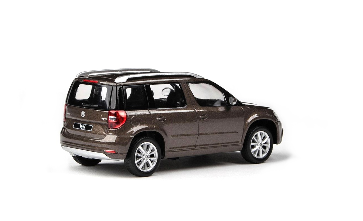 Abrex Škoda Yeti FL (2013) Hnědá Mato Metalíza 1:43