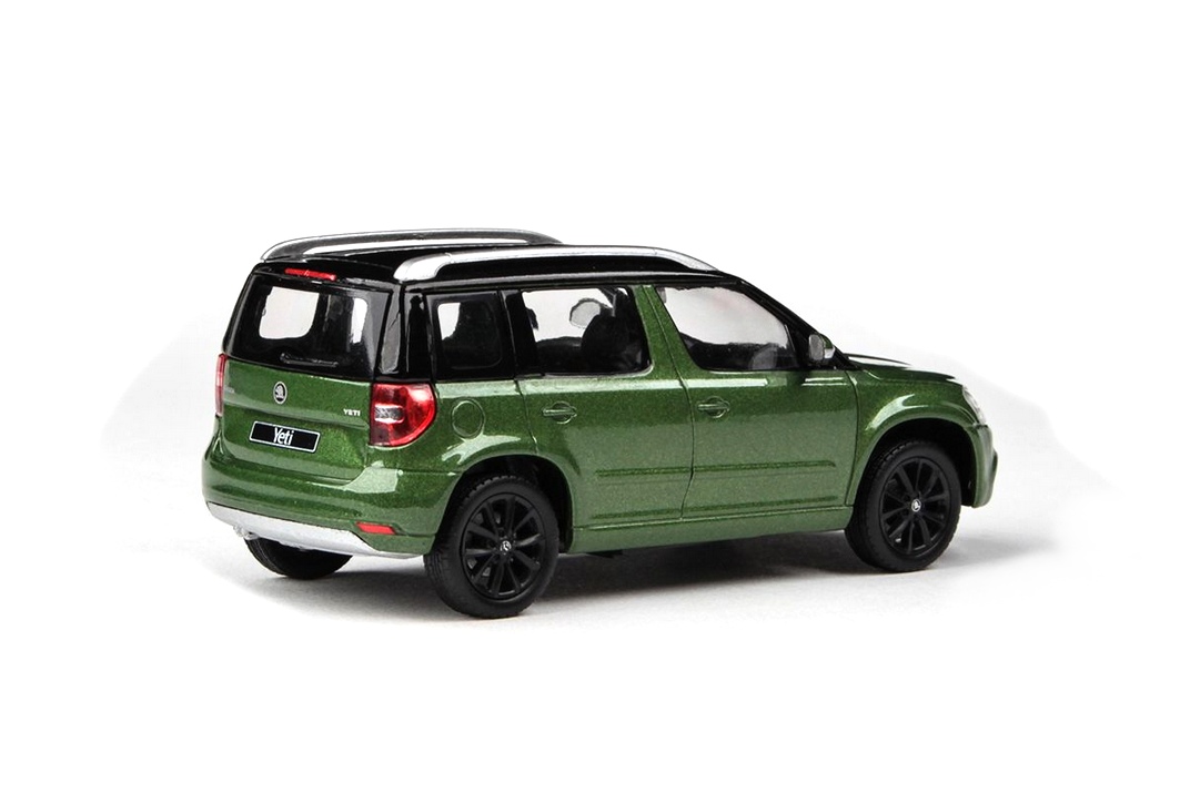 Abrex Škoda Yeti FL (2013) Zelená Cosmic Metalíza 1:43
