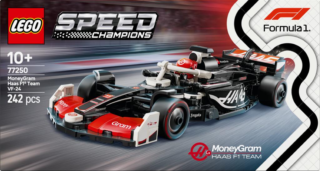 LEGO Speed Champions 77250 Závodní auto MoneyGram Haas F1, Team VF-24