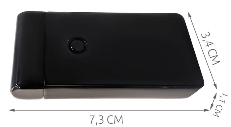Plazmový USB zapalovač, černý