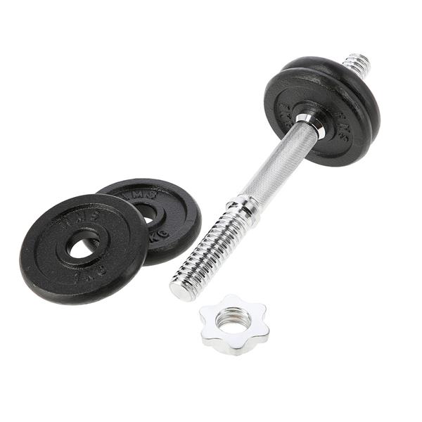Jednoruční nakládací činky HMS SG02, 2x7 kg
