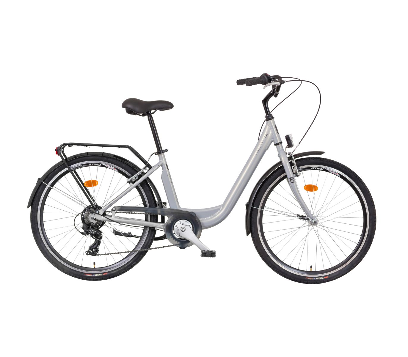 LIBERTY Městské jízdní kolo VIA 6spd 26" 2026 stříbrné