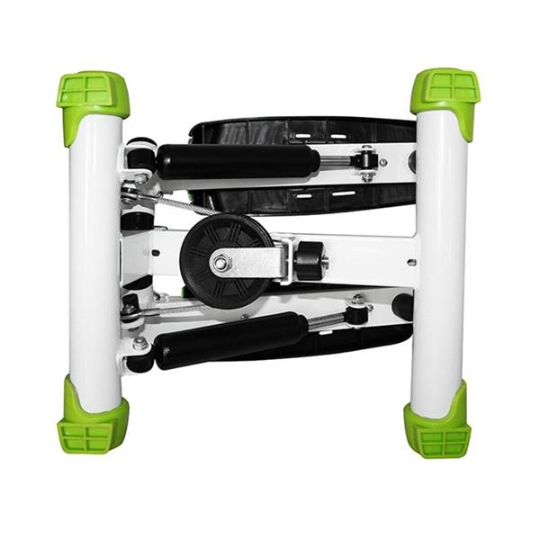 HMS S 3033 Twist Stepper s lanky, bílo-zelený, nostnost 100 kg