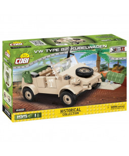 Cobi 2402 II VW typ 82 Kubelwagen, 195 kostek