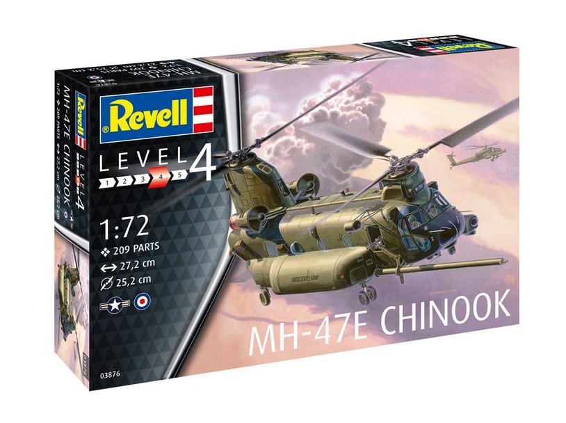 Revell 63876 ModelSet vrtulník MH-47 Chinook (1:72)