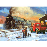 Royal Langnickel Malování podle čísel - Parní vlak v zimě, 40x30 cm
