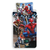 Jerry Fabrics, bavlněné povlečení Spiderman Action, 140x200, 90x70 cm