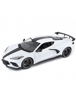 Maisto Chevrolet Corvette Stingray Coupe (2020) Bílá 1:18