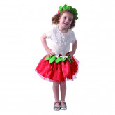 Dětský kostým na karneval Jahoda, 80-92 cm