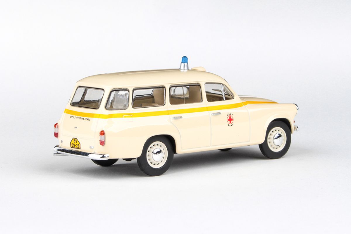Abrex Škoda 1202 Sanitka MÚNZ Brno (1964) 1:43