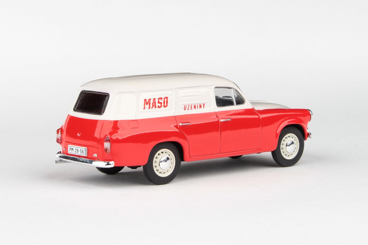 Abrex Škoda 1202 Dodávka (1965) Maso Uzeniny 1:43