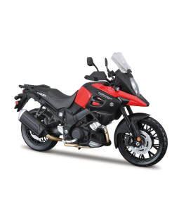 Maisto Motorka Suzuki V-Strom, Červená 1:12
