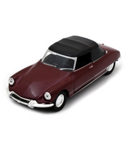 Welly Citroen DS 19 hard top, Burgundy 1:36