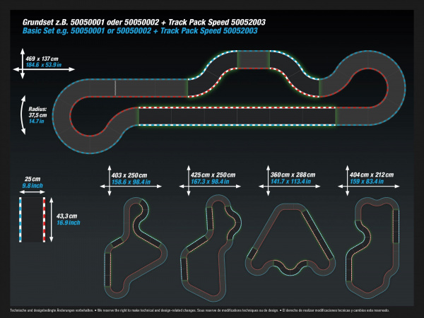 Rozšíření Carrera Hybrid 52001 Track Pack 1