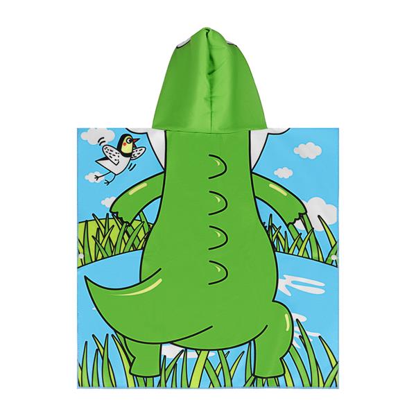 Pončo z mikrovlákna NILS aqua NAR20 Crocodile