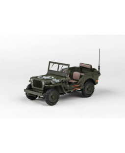 Cararama Ton Military Vehicle With Gun - US Version 1, 1:43