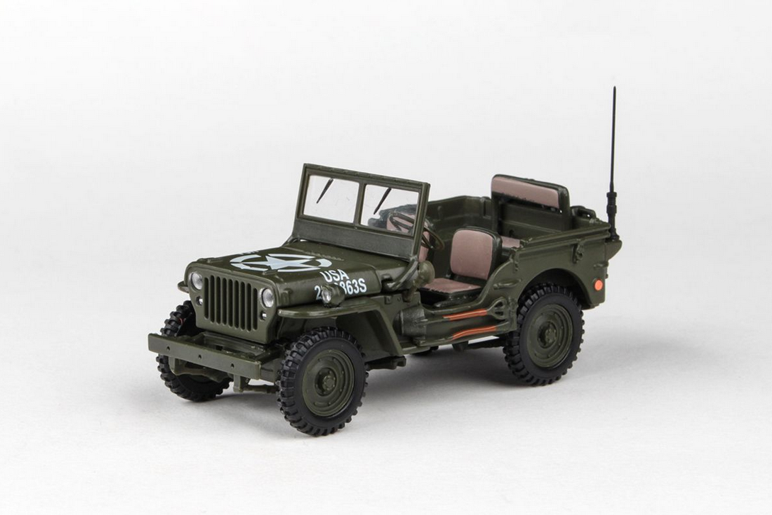 Cararama Ton Military Vehicle With Gun - US Version 1, 1:43