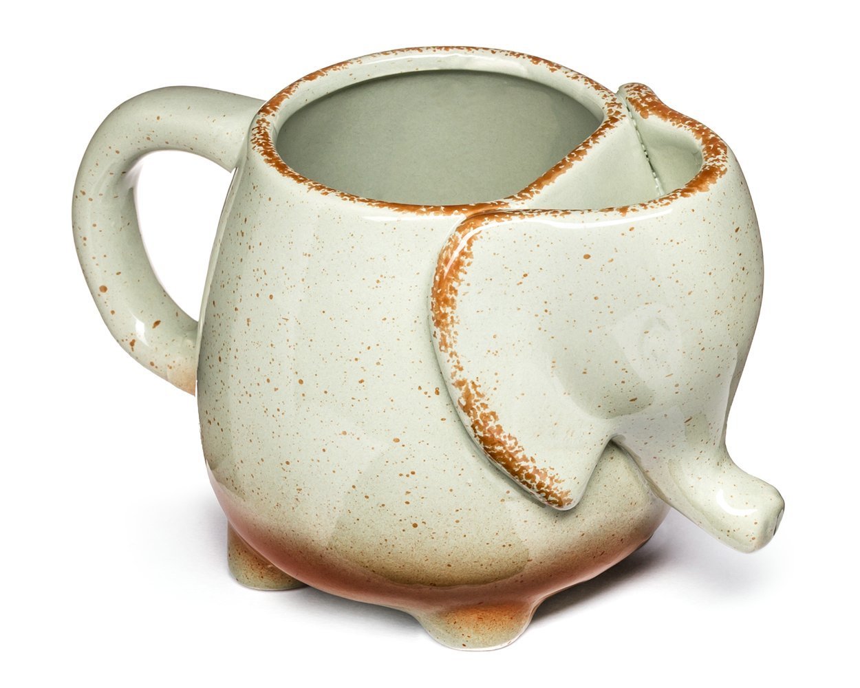 Porcelánový hrnek Slon, Šedý, 500 ml.