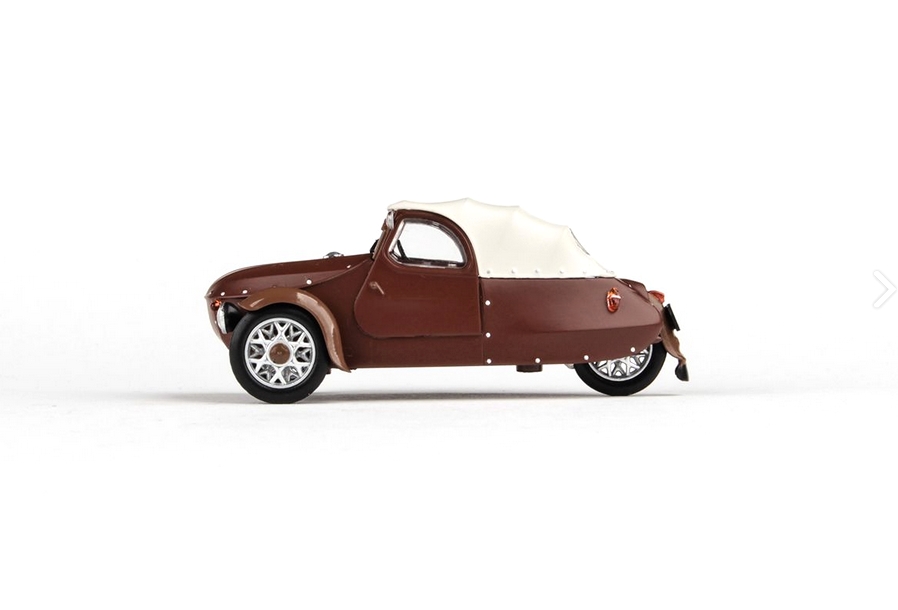 Velorex 16/350 (1966) - Hnědá/Světle Šedá/Hnědá 1:43