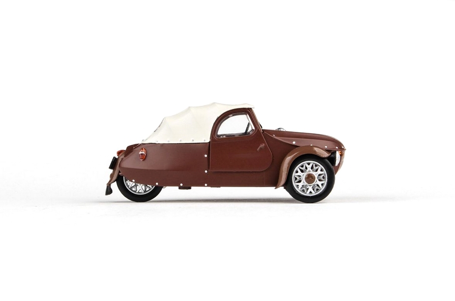 Velorex 16/350 (1966) - Hnědá/Světle Šedá/Hnědá 1:43