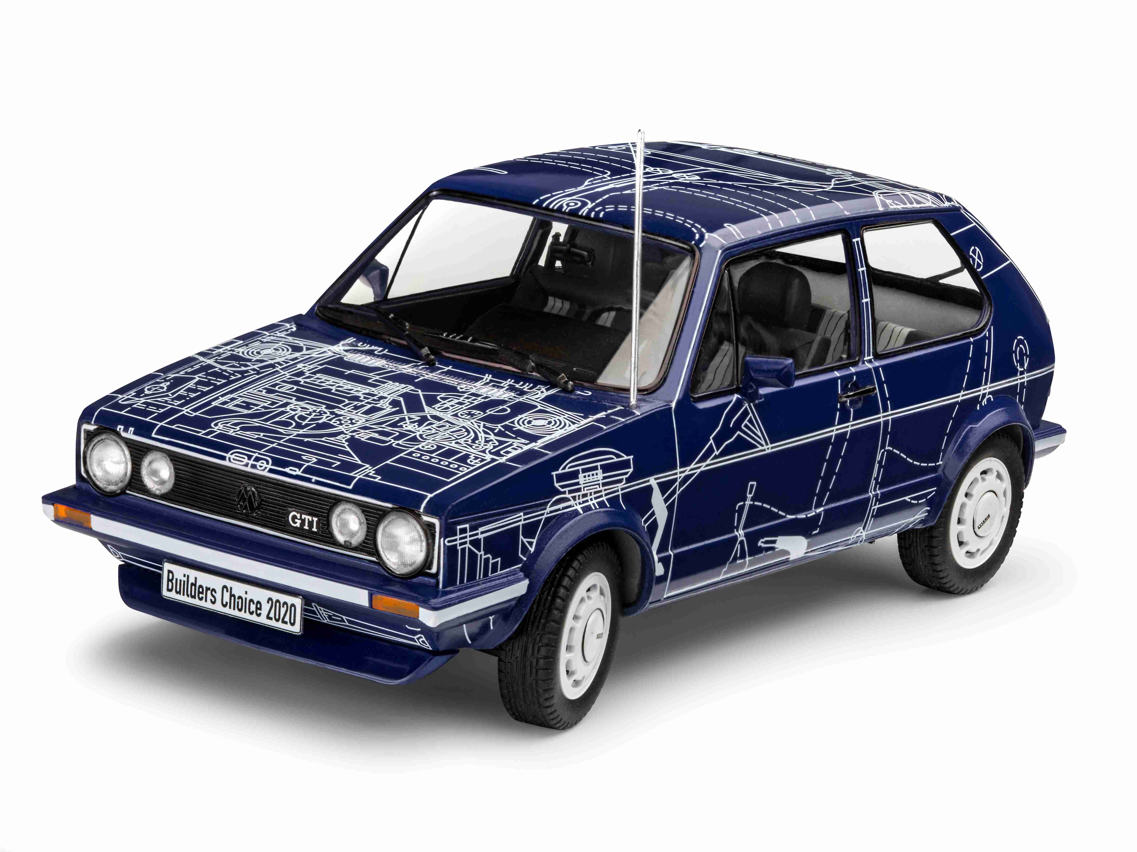 Revell ModelSet auto 67673 VW Golf GTI Builders Choice (1:24)