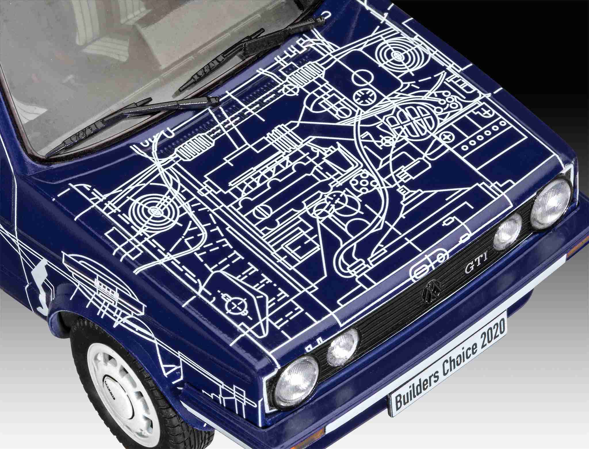 Revell ModelSet auto 67673 VW Golf GTI Builders Choice (1:24)