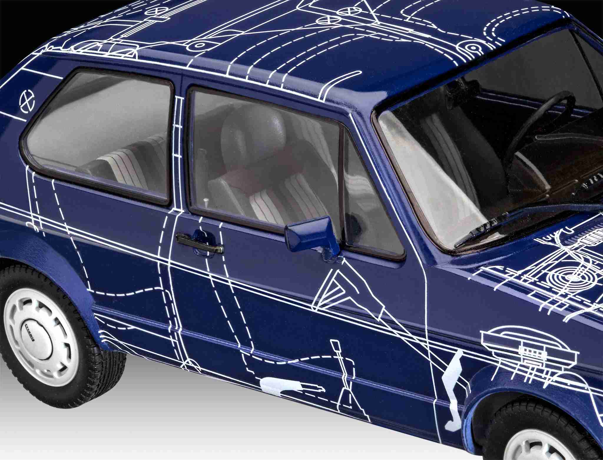 Revell ModelSet auto 67673 VW Golf GTI Builders Choice (1:24)