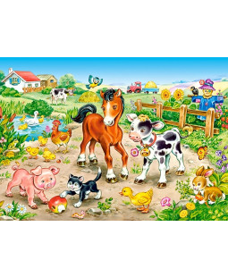Castorland puzzle 120 dílků - Na farmě