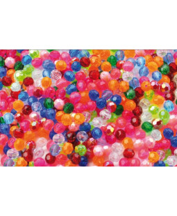 Playbox Plastové korálky krystal 250 kusů