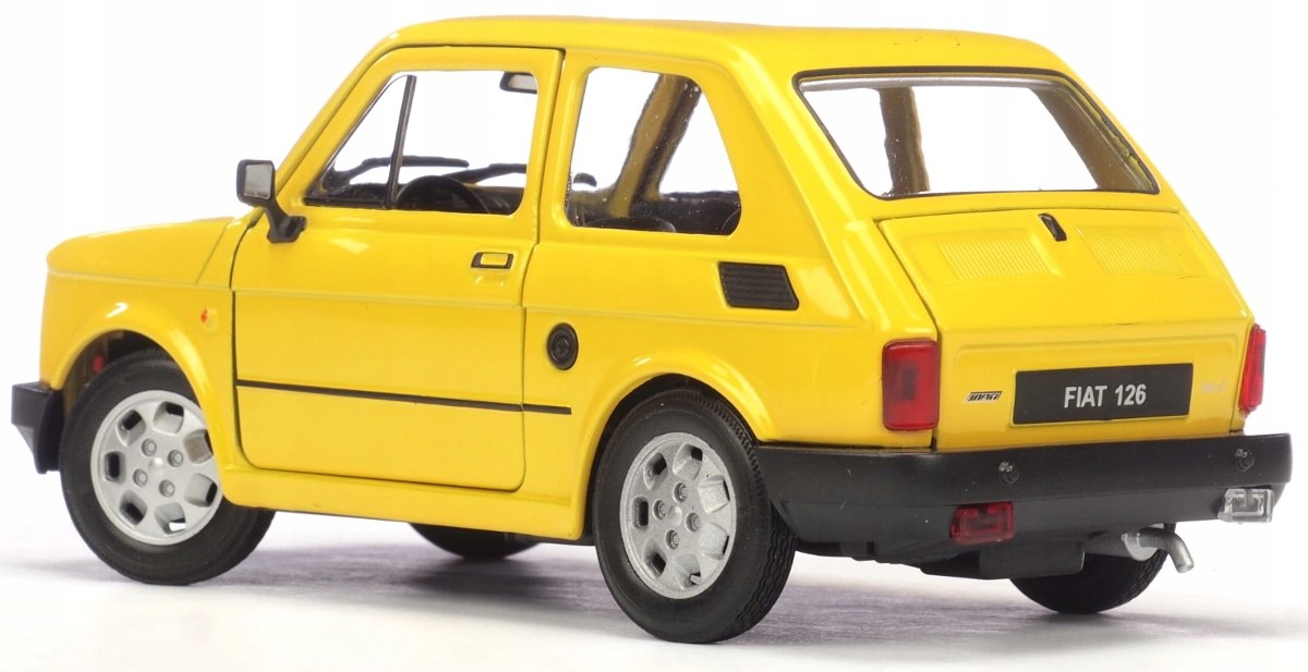 Welly Fiat 126 Žlutý 1:21
