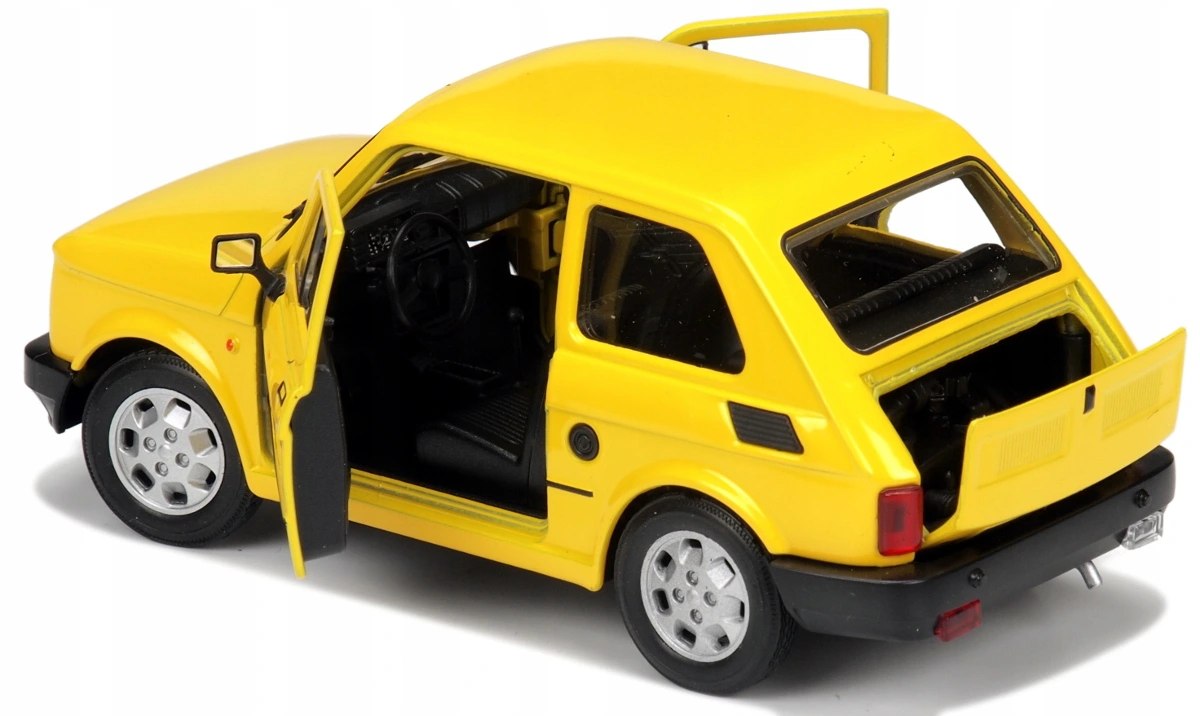 Welly Fiat 126 Žlutý 1:21