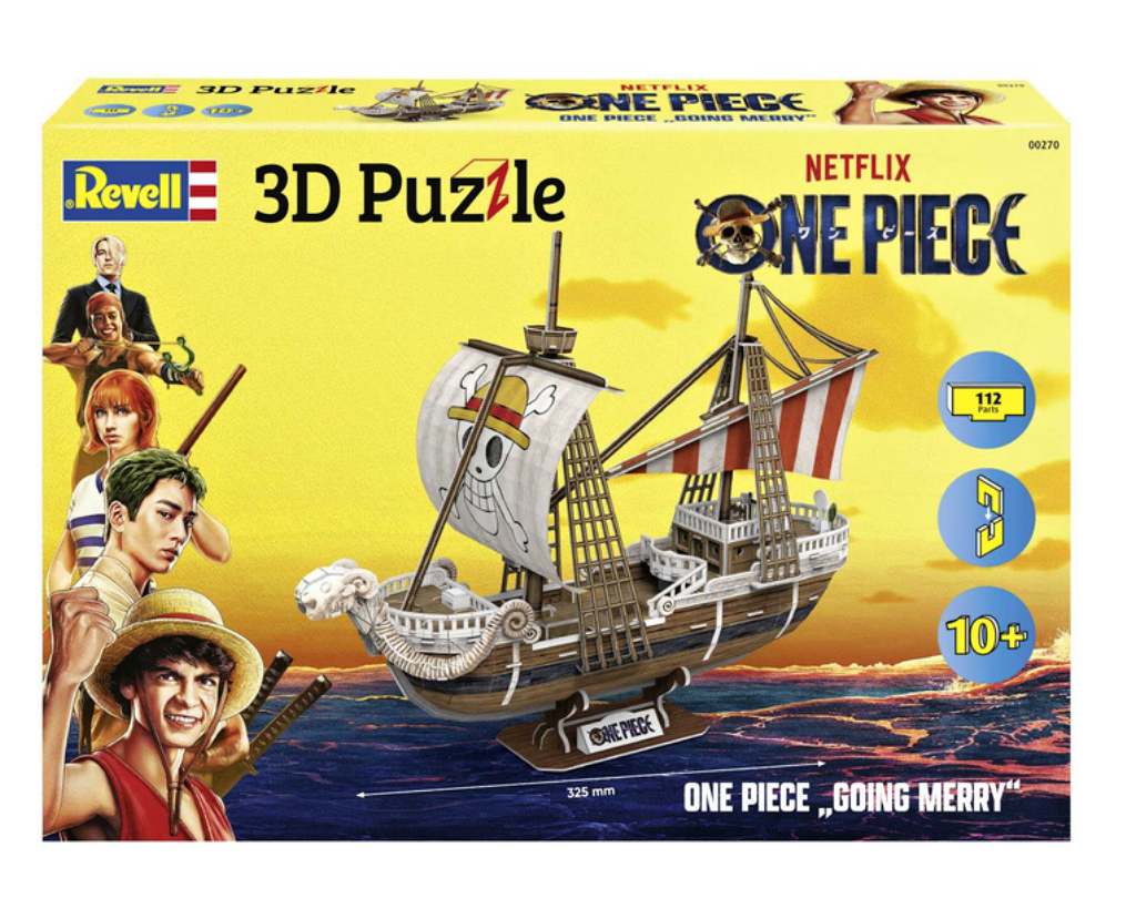 3D Puzzle Revell 00270 - One Piece Flying Lamb, Going Merry