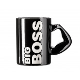 Gadget Master Velký hrnek Big Boss, Černý 450 ml.