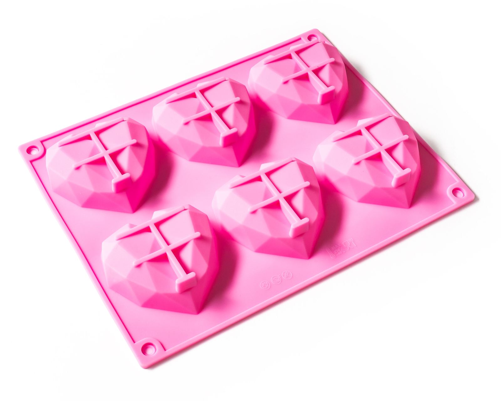 Forma na pečení muffinů 3D Srdíčka