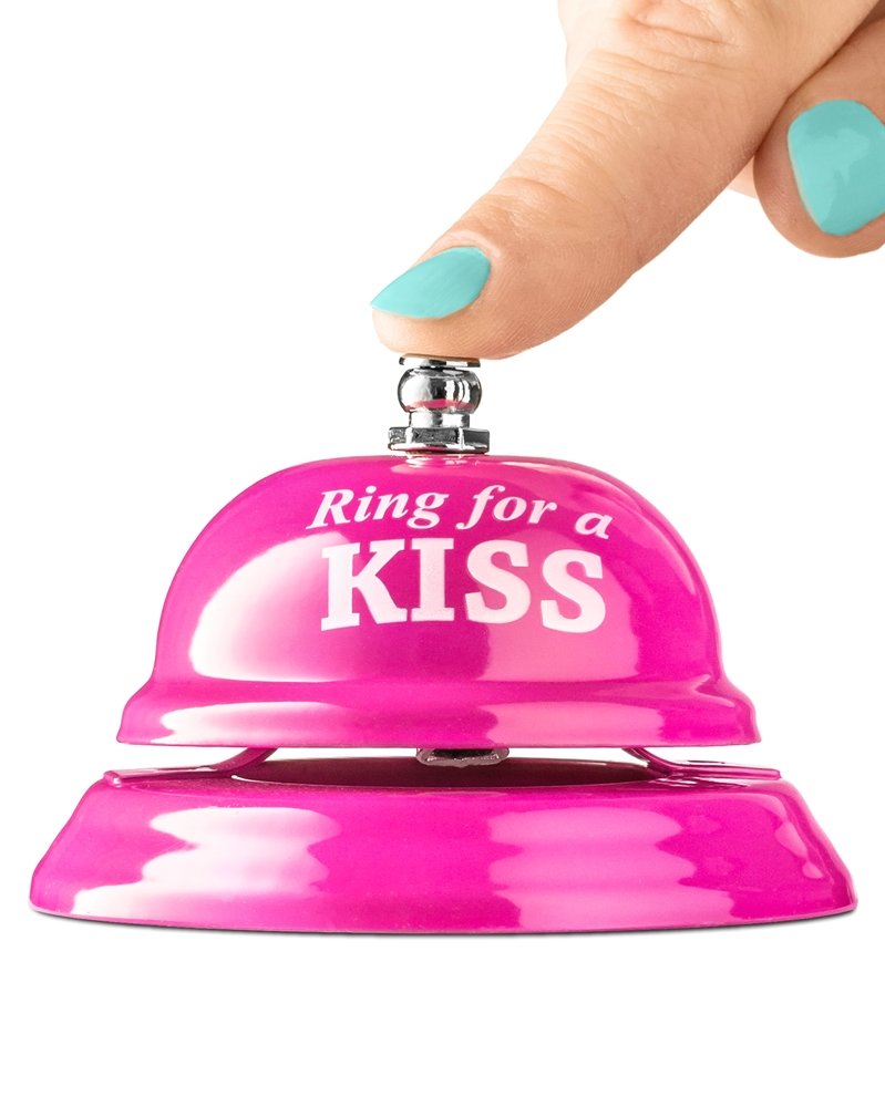 Stolní zvoneček Ring for a KISS
