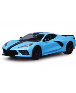 Maisto Chevrolet Corvette C8 Stingray Coupe Z51 (2020) Modrá 1:24