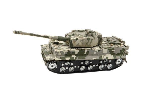 Teddies RC tank Tiger se zvukem a světlem