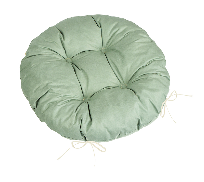 Bellatex Sedák Adéla prošívaný kulatý, Khaki - průměr 40 cm