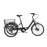 Liberty Trojkolka pro seniory TRINITY 6spd. Disk 2025 černá