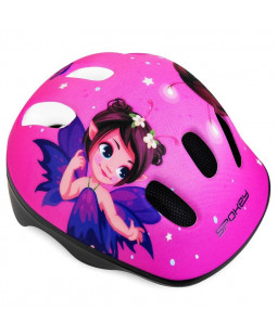 Spokey FAIRY TAIL Dětská cyklistická přilba 44-48 cm