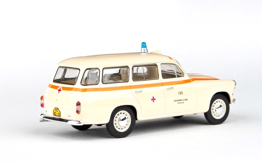 Abrex Škoda 1202 (1964) Sanitka ZS Praha 155 1:43