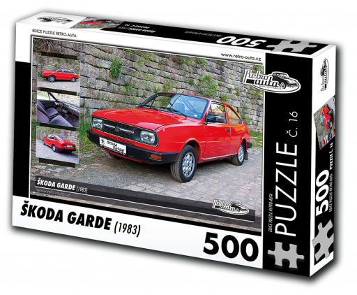 Puzzle č. 16, Škoda Garde (1983) 500 dílků