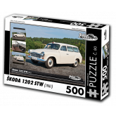 Puzzle č. 80, Škoda 1202 STW Sanitní vůz (1961) 500 dílků