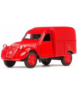 Welly Citroën 2CV Fourgonnette, red 1:34-39