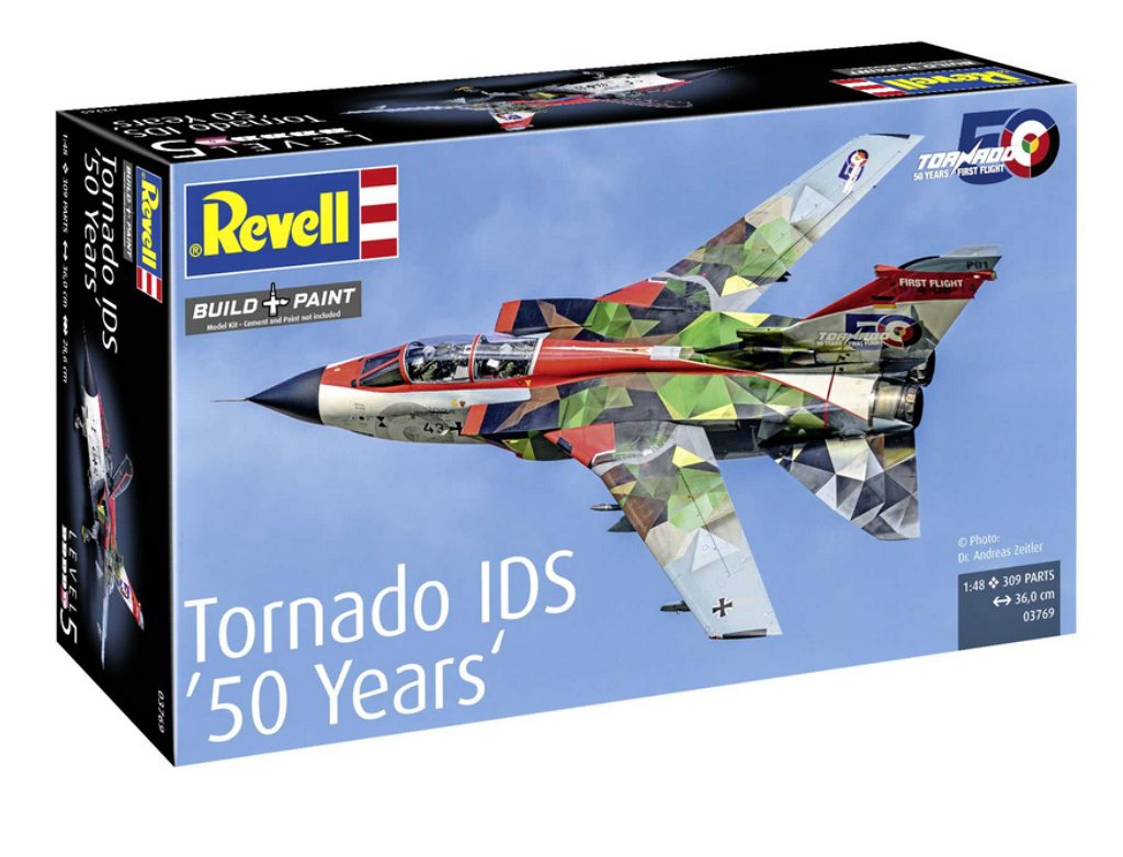 Revell ModelKit letadlo 03769 - Panavia Tornado IDS "50 Years" (1:48)