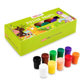 Easy Kids Plakátové barvy v kelímku 10 barev